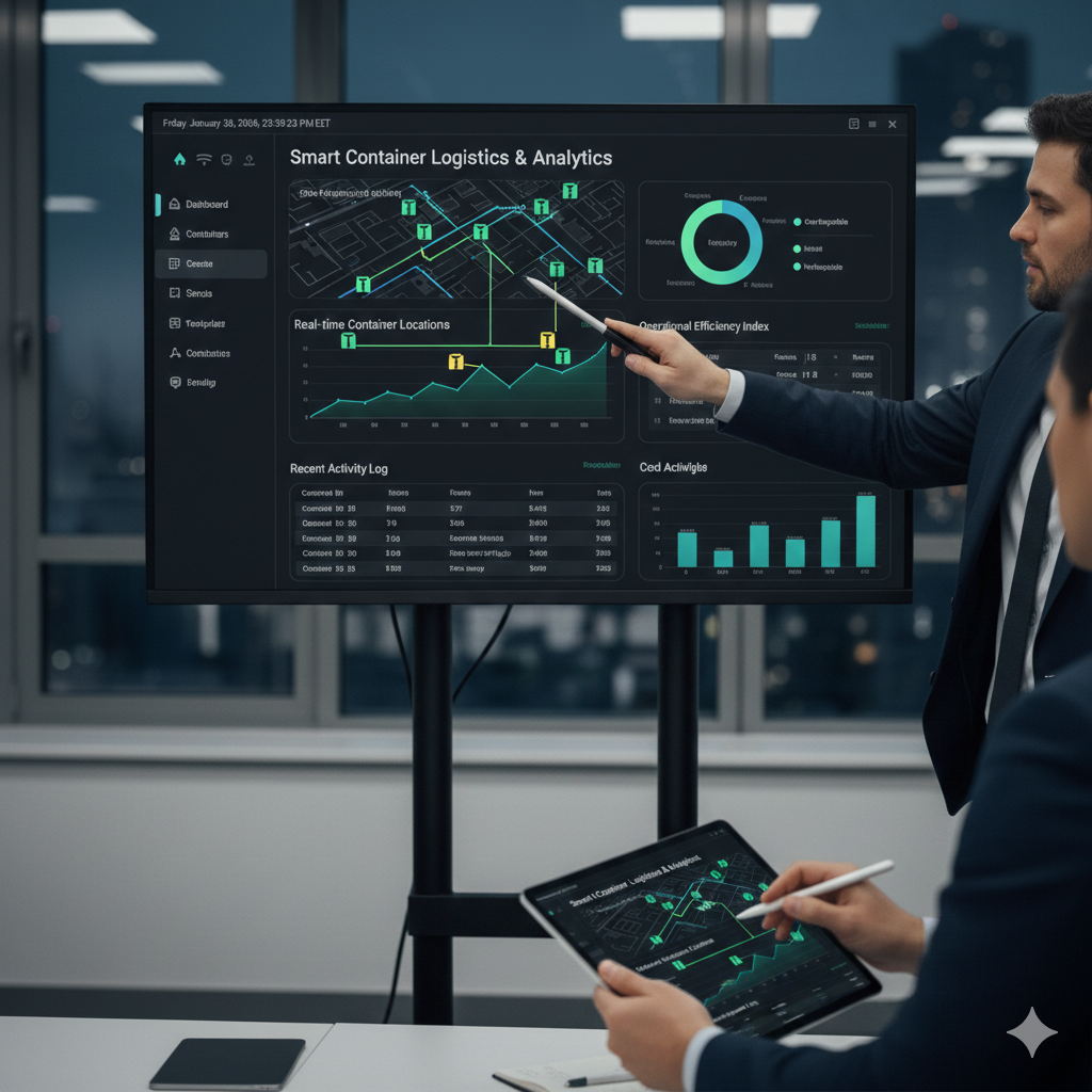 كيف تراقب الحاويات في الوقت الحقيقي باستخدام أنظمة الإدارة الذكية