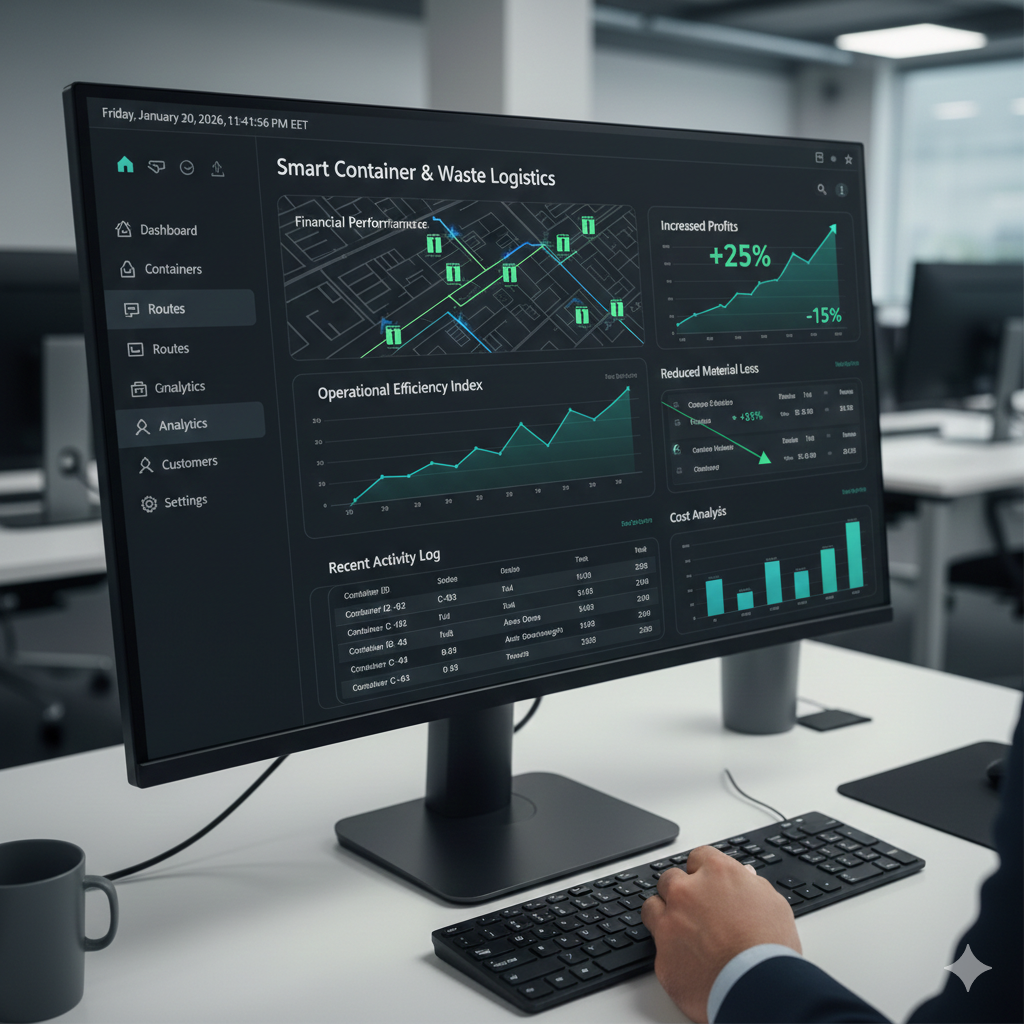 كيف تقلل فقد الحاويات وتزيد الأرباح باستخدام نظام إدارة ذكي